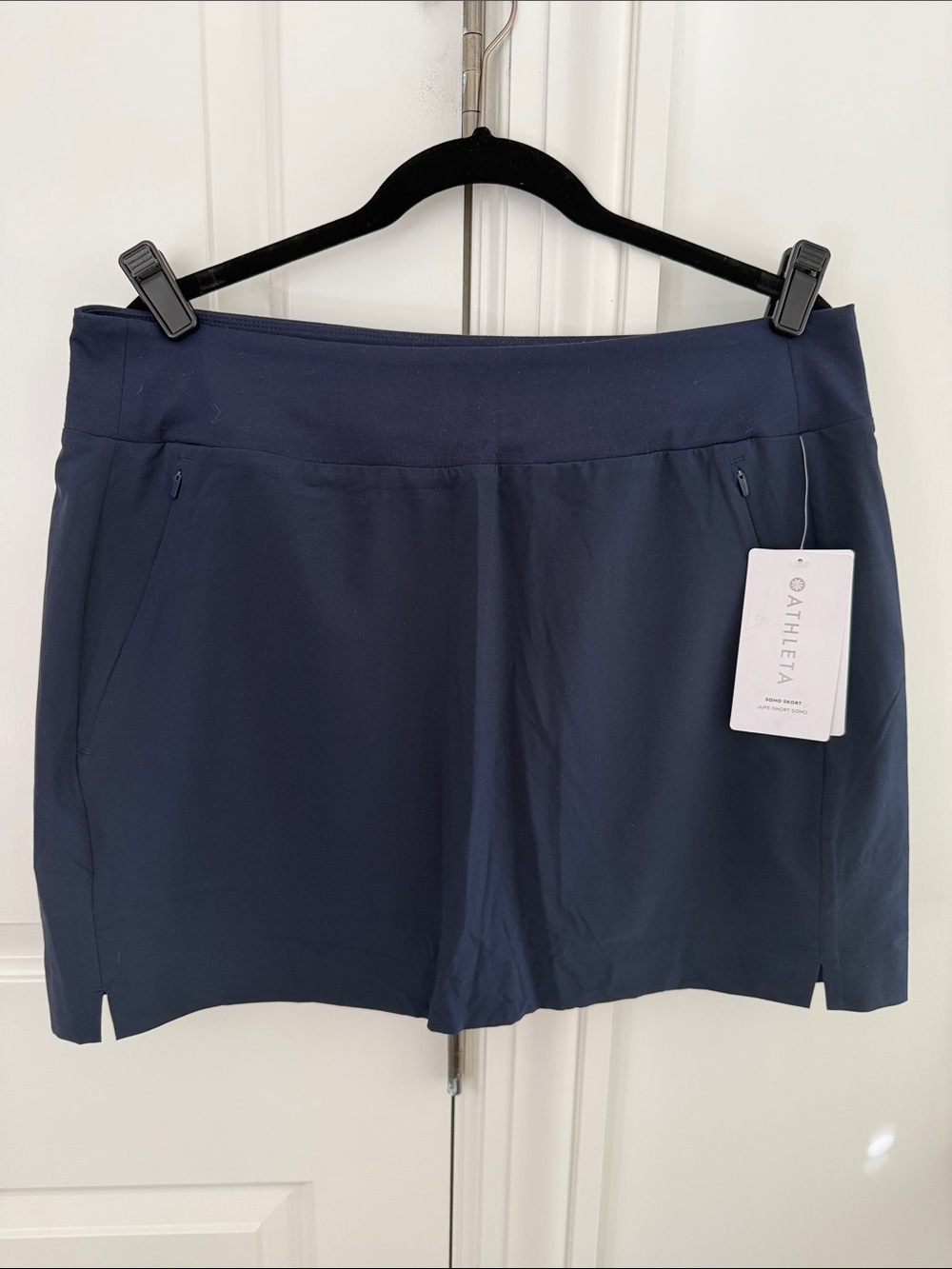 Athleta Navy Soho Skort Size 14 NWT